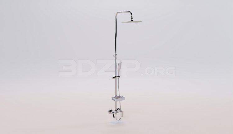 17471. Free 3ds Max Shower Model Download (1)