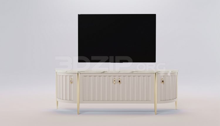 17475. Free 3ds Max Tv Cabinet Model Download (2)