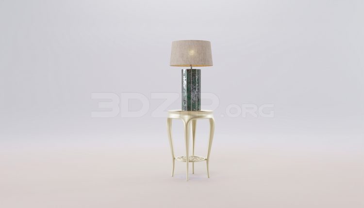 17479. Free 3ds Max Table Lamp Model Download (3)