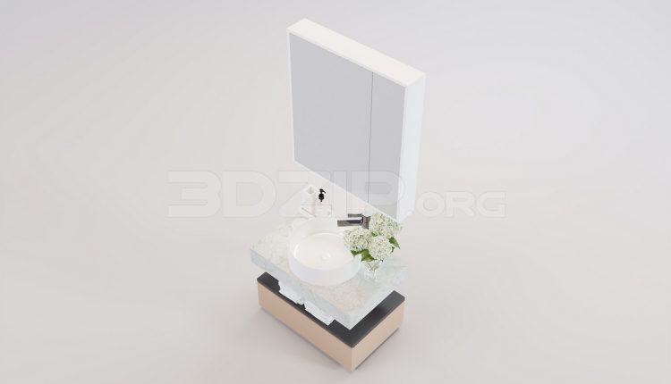 17493. Free 3ds Max Lavabo Model Download (1)