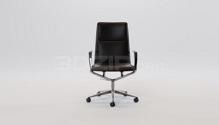 17503. Free 3ds Max Office Chair Model Download (2)