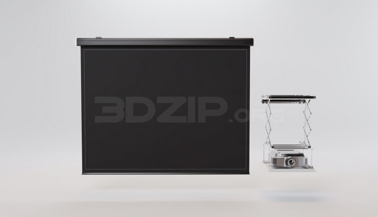 17507. Free 3ds Max Projector Model Download (2)