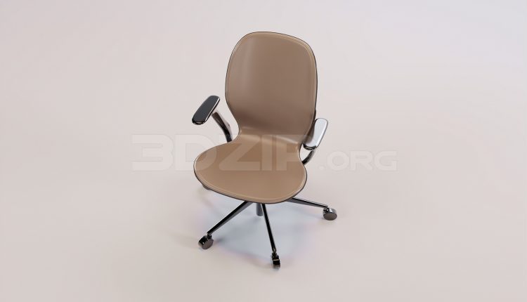 17510. Free 3ds Max Office Chair Model Download (2)