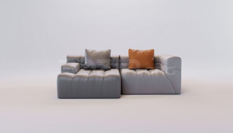 17533. Free 3ds Max Sofa Model Download (1)