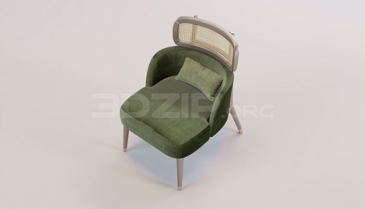 17538. Free 3ds Max Chair Model Download (1)