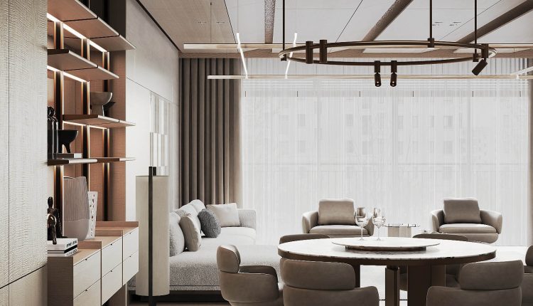 13809. 3ds Max Apartment Interior Model Download By Dinh Van Nam (18)
