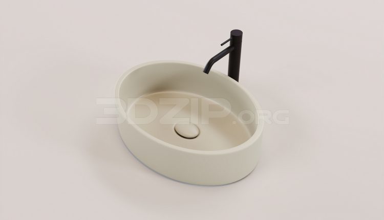 17566. Free 3ds Max Lavabo Model Download (1)
