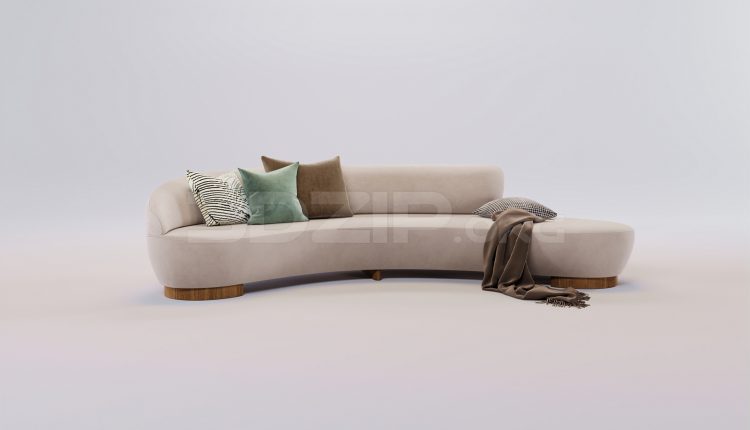 17567. Free 3ds Max Sofa Model Download (2)