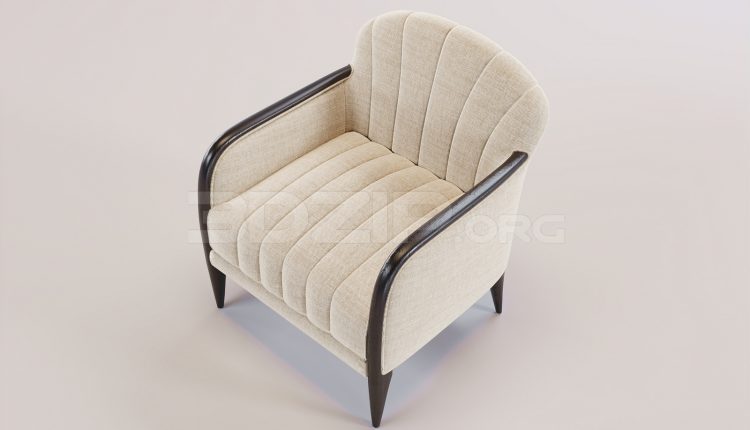 17577. Free 3ds Max Armchair Model Download (1)