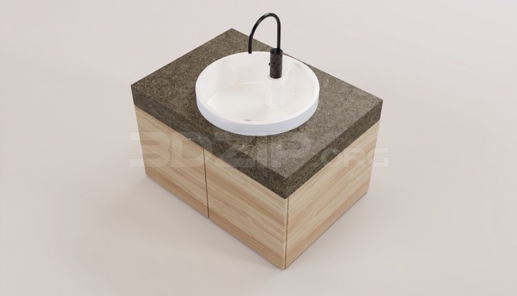 17583. Free 3ds Max Lavabo Model Download (1)
