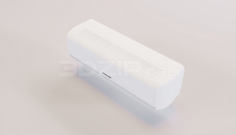 17586. Free 3ds Max Air Conditioner Model Download (1)