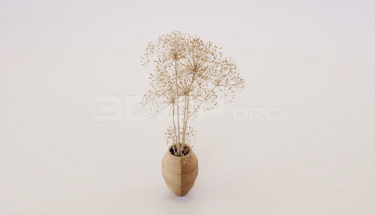 17589. Free 3ds Max Flower Model Download (2)