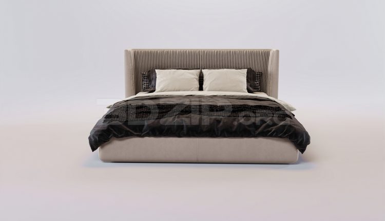 17598. Free 3ds Max Bed Model Download (2)