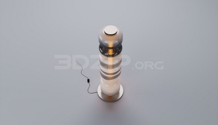 17620. Free 3ds Max Floor Lamp Model Download (1)