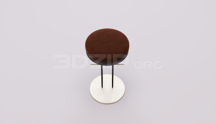 17621. Free 3ds Max Bar Stool Model Download (2)