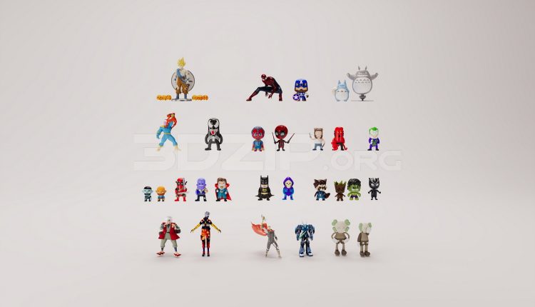 17627. Free 3ds Max Toy Model Download (1)