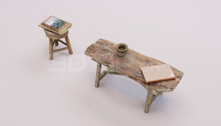 17641. Free 3ds Max Bench Model Download (2)