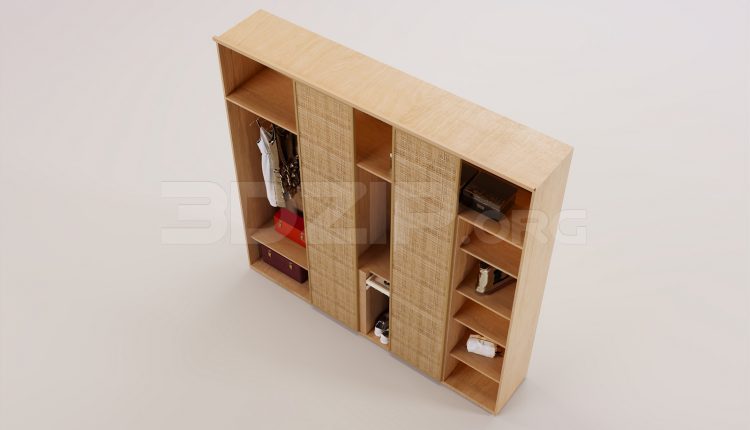 17650. Free 3ds Max Wardrobe Model Download (2)