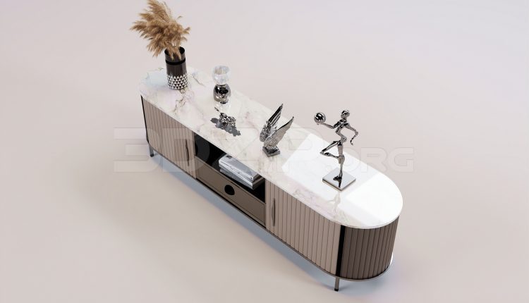 17670. Free 3ds Max Tv Cabinet Model Download (1)
