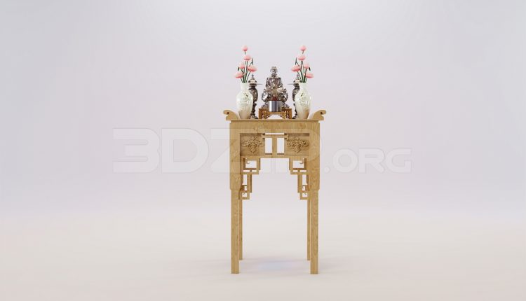 17675. Free 3ds Max Altar Model Download (1)