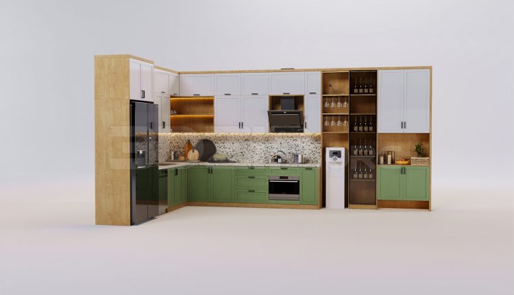 17682. Free 3ds Max Kitchen Model Download (2)