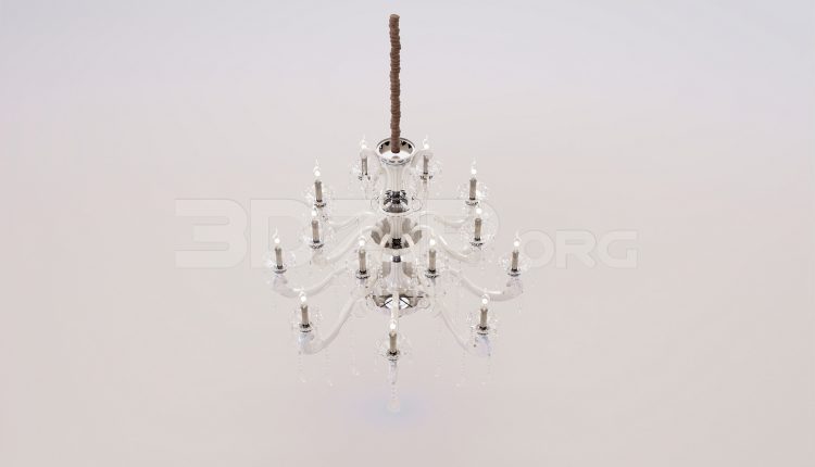 17684. Free 3ds Max Ceiling Light Model Download (1)