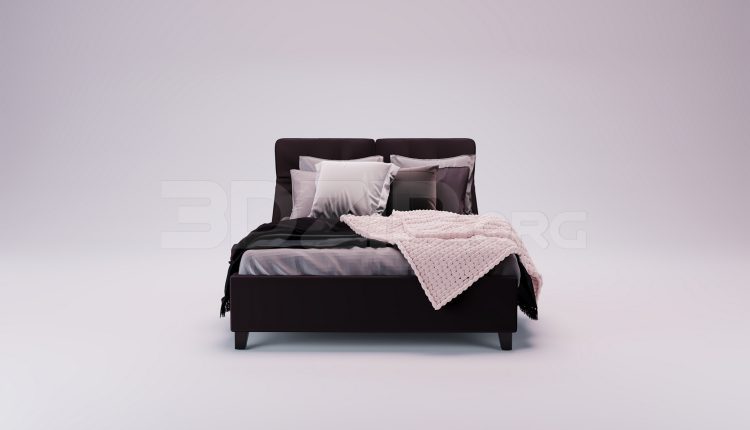 17749. Free 3ds Max Bed Model Download (2)