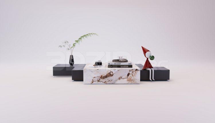 17756. Free 3ds Max Tea Table Model Download (1)