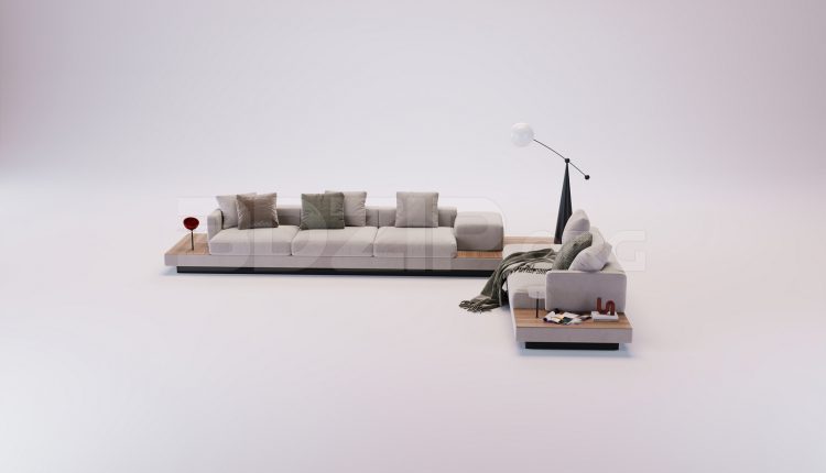 17759. Free 3ds Max Sofa Model Download (1)