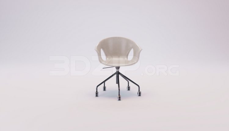 17765. Free 3ds Max Office Chair Model Download (2)