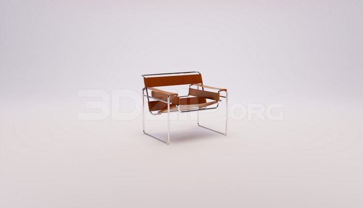 17799. Free 3ds Max Armchair Model Download (1)