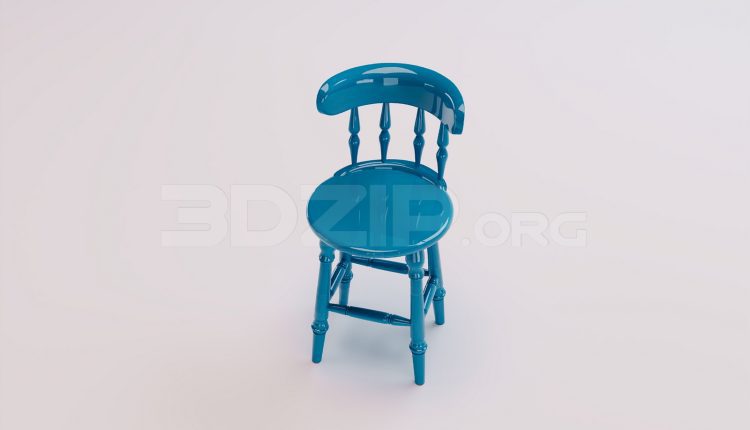 17824. Free 3ds Max Bar Stool Model Download (1)