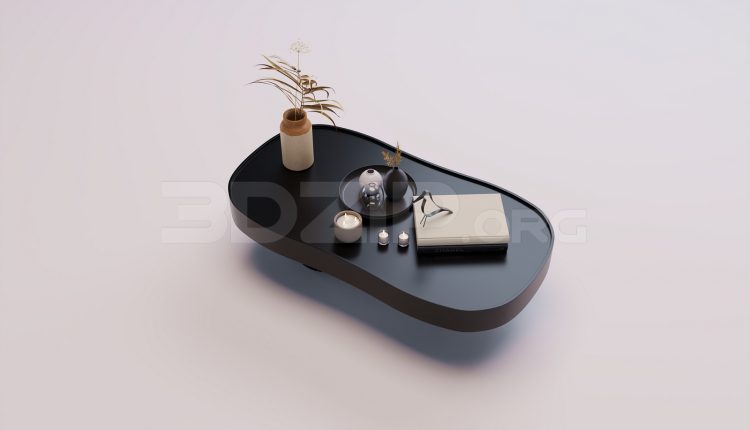17826. Free 3ds Max Tea Table Model Download (2)