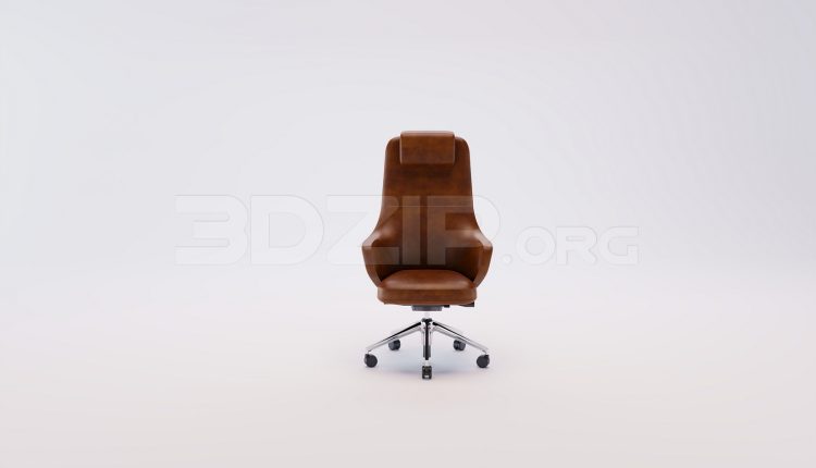 17893. Free 3ds Max Office Chair Model Download (2)