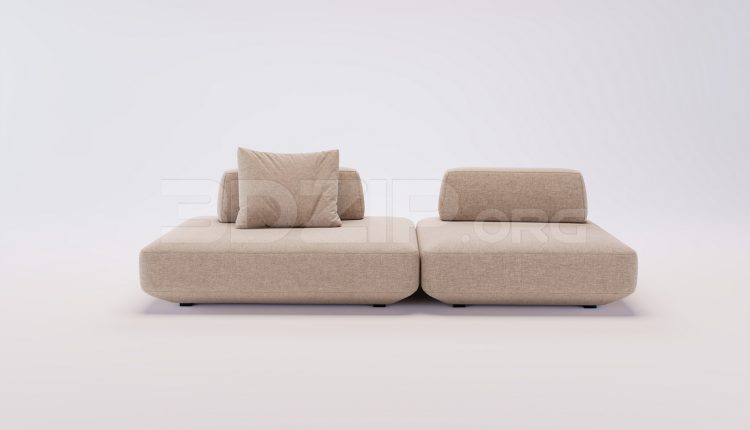 17894. Free 3ds Max Sofa Model Download (1)