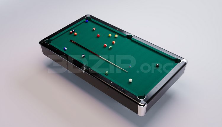 17917. Free 3ds Max Billiard Model Download (1)