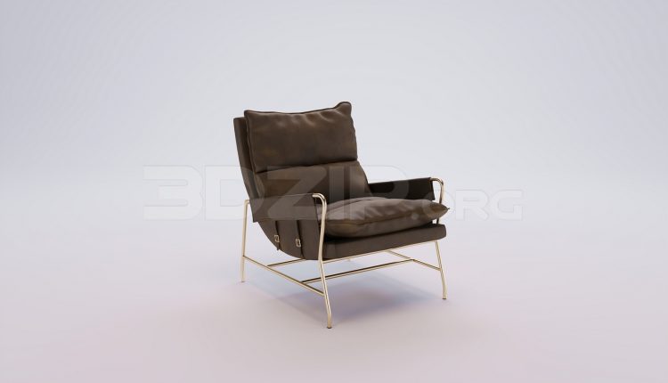 17921. Free 3ds Max Armchair Model Download (2)