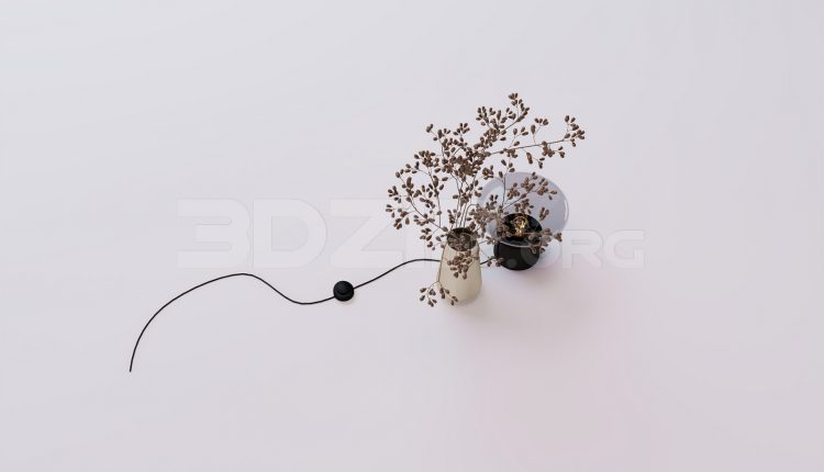 17930. Free 3ds Max Decorative Set Model Download (2)