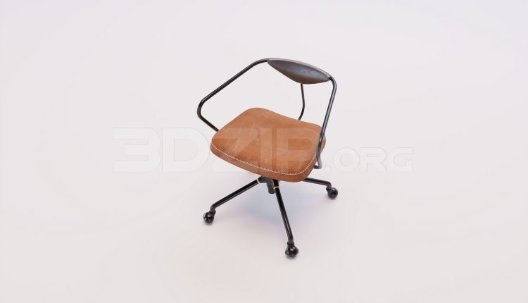 17960. Free 3ds Max Office Chair Model Download (1)
