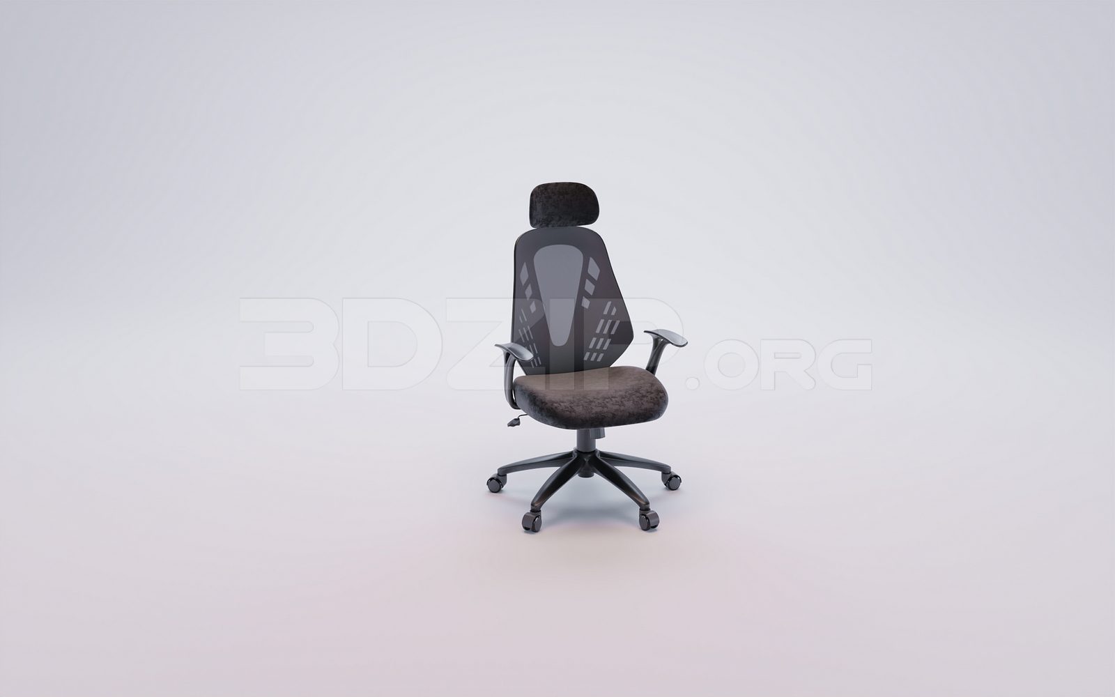 17975. Free 3ds Max Office Chair Model Download (1)