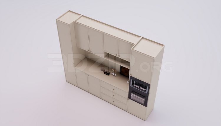 18029. Free 3ds Max Decorative Cabinets Model Download (1)