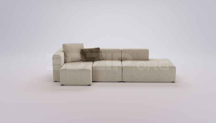 18075. Free 3ds Max Sofa Model Download (1)