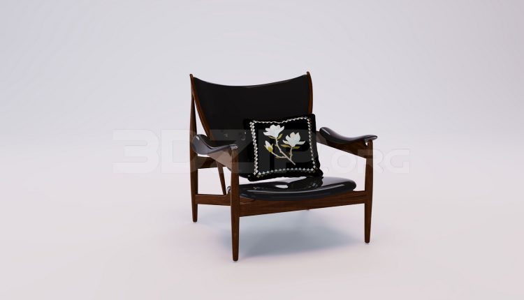 18080. Free 3ds Max Armchair Model Download (2)