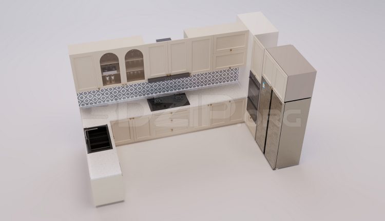 18111. Free 3ds Max Kitchen Model Download (2)