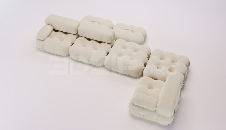 18149. Free 3ds Max Sofa Model Download (2)