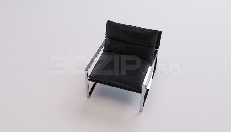 18164. Free 3ds Max Armchair Model Download (2)