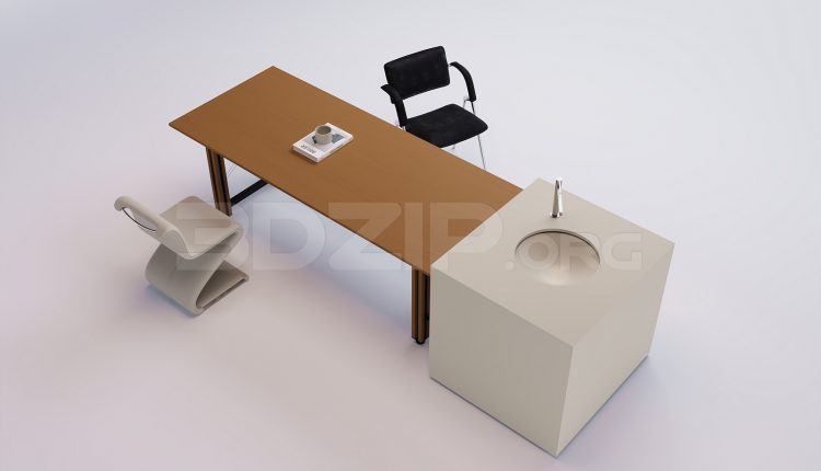 18174. Free 3ds Max Kitchen Island Model Download (2)