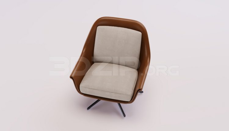 18185. Free 3ds Max Office Chair Model Download (2)