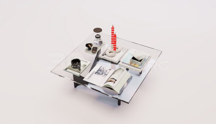18197. Free 3ds Max Tea Table Model Download (1)