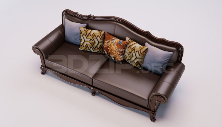 18212. Free 3ds Max Sofa Model Download (1)